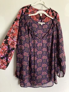 J. Crew & LOFT Blusen Paket 2 MEDIUM Blumen Langarm - Bild 1 von 9