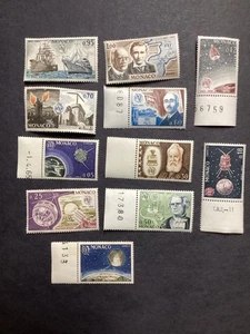 Monaco #605-615 Set International Telecommunications Union Centenary MNH Plate # - Bild 1 von 2