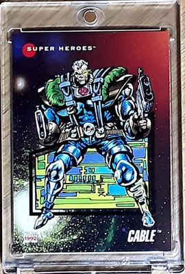 1992 Marvel Universe Serie 3 Karten 50 KABEL. - Bild 1 von 3