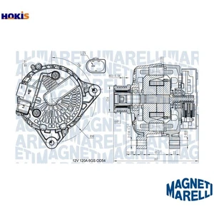ALTERNATOR 063731545910 FOR FORD TRANSIT/CONNECT/V408/Box/Body/MPV/Wagon/B460 - Picture 1 of 9