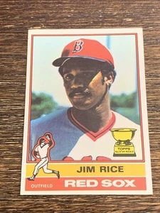 1976 TOPPS JIM RICE #340 RED SOX ALL-STAR ROOKIE EXCELLENT+ OR BETTER - Picture 1 of 2