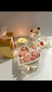 ORGANIC SCENTED CANDLE HANDMADE, 14 Oz, Gift Mother Day, Valentine’s Day - Picture 1 of 3
