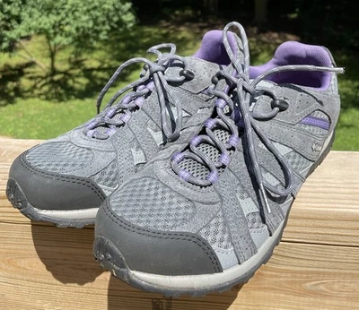 Columbia Women’s Redmond Waterproof Hiking Shoes Graphite/Dusty Iris Size 10.5 - Image 1 of 4