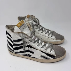 Golden Goose Francy High Top Sneakers – Flagship Print Size: EU 38 (US 7.5–8) - Picture 1 of 10