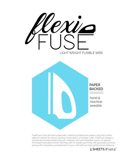 FLEXI FUSE Lightweight Fusible Web Pkg of 5 Sheets 8