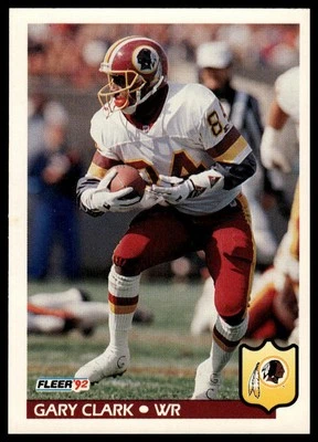 1992 Fleer #415 Gary Clark - Image 1 of 2