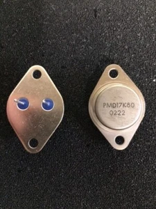 PMD17K80 TRANSISTOR NPN-SILICON 20A TO-3 PKG 2 UNITS - Picture 1 of 1