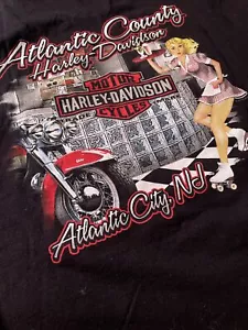 CAMISETA PARA HOMBRE HARLEY DAVIDSON OF ATLANTIC COUNTY CITY NJ 2XL - Imagen 1 de 9