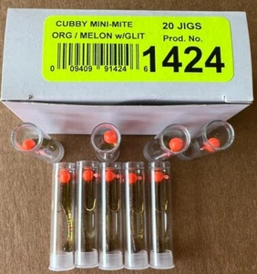 NEU CUBBY MIni-Mite 1/32oz Vorrichtung 20er-Pack MINE orange/Melone mit glitzernd klar 1424 - Bild 1 von 1