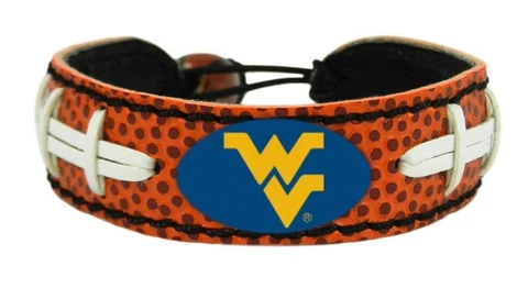 West Virginia Mountaineers Football Bracelet [NEW] NCAA Jewelry Wrist Necklace Cover