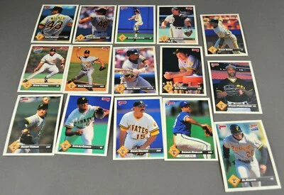 1993 Donruss MLB Pittsburgh Pirates Baseball Trading Cards - Your Choice - Image 1 of 2