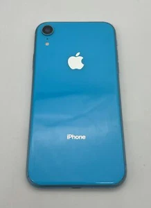 Cubierta de puerta de carcasa trasera de repuesto OEM con piezas pequeñas iPhone XR AZUL GRADO B - Imagen 1 de 10
