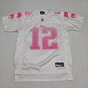 Tom Brady Reebok Jersey Pink Women's New England Patriots Large 14 NFL Football