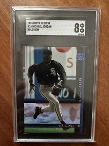 Michael Jordan #16 1994 Upper Deck SP HOLOVIEW SGC 8 - Picture 1 of 2