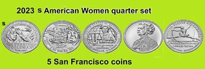 2023 S American Women Quarter 5 Coin Set - ON HAND - UNC - Picture 1 of 1