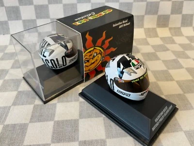 1/8 MINICHAMPS 397 040096 AGV  REPLICA HELMET ROSSI MOTO GP PHILIP ISLAND 2004 - Image 1 of 4