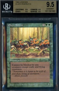 MTG Graded Magic | Legends - ELVEN RIDERS | BGS 9.5 QUAD Gem Mint - Picture 1 of 2