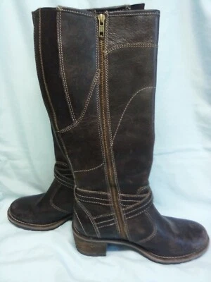 Mujer L.L. Botas de montar de cuero formales informales hasta la rodilla BEAN DeerField talla 6 Foto 1 de 4