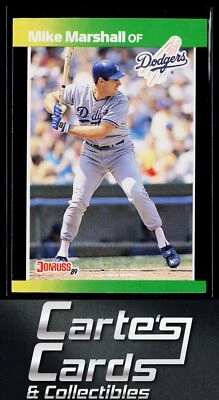 Mike Marshall 1989 Donruss Baseball's Best #204 Los Angeles Dodgers - Image 1 of 2