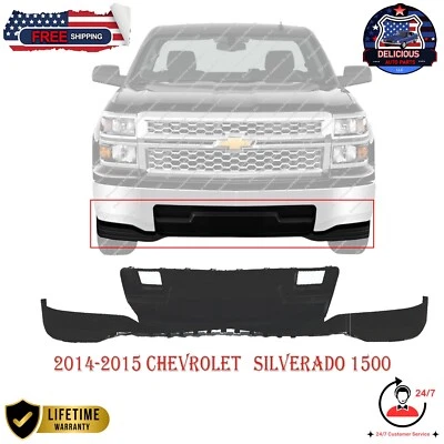 New Front Bumper Filler & Valance Panel Set For 2014-2015 Chevy Silverado 1500 - Image 1 of 4