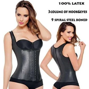 Fajas Colombian Girdles Long Torso LATEX Waist Trainer Cincher Shaper Shapewear - Picture 1 of 21