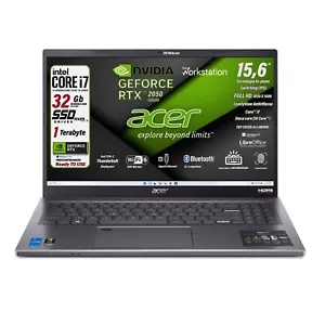 Notebook Acer Intel Core i7-1355U 10 Core RAM 32GB SSD 1TB RTX 2050 Finger Retro - Foto 1 di 19