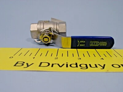 Midwest Control 20XL93 1/2" FPT Stainless Steel Ball Valve Inline; G-SSF-50 - Image 1 of 4