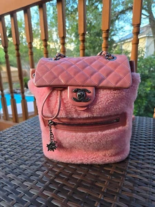Chanel Limited Edition Pink Calfskin Paris Salzburg Mountain Backpack (2015) - - Picture 1 of 12