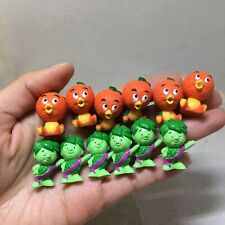 12 Piece Florida Orange Bird Jolly Green Giant Mini Figure Toy