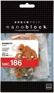 nanoblock NBC-186 Mammut Klemmbausteine Diamond Eiszeit Tiere Modell NEU - Bild 1 von 2