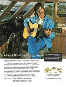 Eric Clapton Signature Martin 000-28EC guitarra acústica anuncio 8 x 11 - Imagen 1 de 3