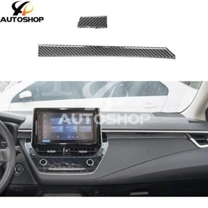 Carbon Fiber Central Console Dashboard Trim For Toyota Corolla 2019-2021 - Foto 1 di 2