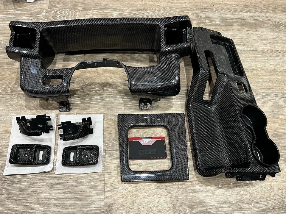 1990-1993 Ford Mustang GT LX Foxbody комплект из углеродного волокна ободок консоли - Изображение 1 из 4