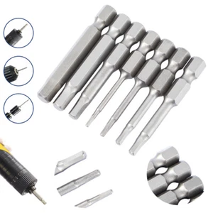 Bits For Screwdriver Set Hex Electric Drill Bits Magnetic Torque 50/60/75mm Long - Picture 1 of 40