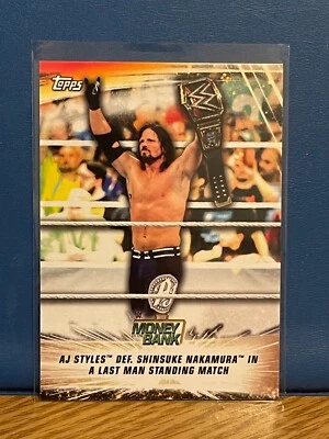2019 Topps WWE Summerslam - #74 AJ Styles - Image 1 of 2