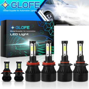 6X Combo H11 9005 LED Headlight 9145 Fog Light Bulbs For Cadillac SRX 2010-2016 - Bild 1 von 8