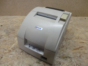 EPSON TM-U220B MATRIX BON PRINTER - M188B WHITE SERIAL RS232 - Imagen 1 de 3