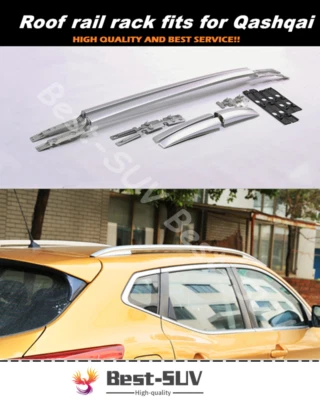 Roof Rail Rack fits for Nissan Qashqai Rouge sport 2014-2018 luggage bar - Изображение 1 из 4