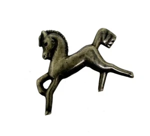 Vintage 925 Sterling Silver Horse Pin Mexican Silver - Picture 1 of 4