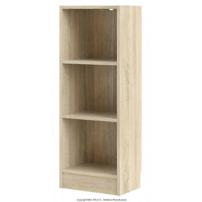 Libreria moderna scafale n legno modello WORKING dimensioni 41X27X107H - Immagine 1 di 3
