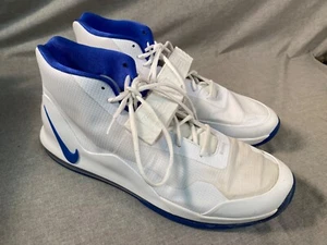 52 Nike Air Men Force Max ‘19 TB Basketball Shoes AR4095 107 White Blue 17.5 - Picture 1 of 7