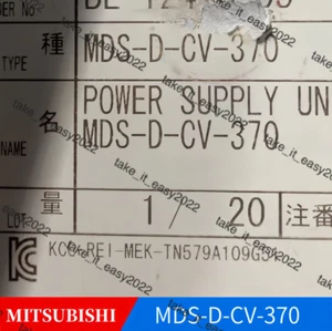 1PCS NEW MITSUBISHI Servo Drive MDSDCV370 MDS-D-CV-370 Fast Free Shipping - Picture 1 of 3