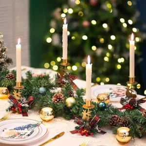 Navidad Alce Decorativo Candelabro Mesa Decoración Candelabro Adornos - Imagen 1 de 18