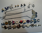Lot mixte de 10 bracelets papillon, collier, boucles d'oreilles percées, chaîne cheville, épingle