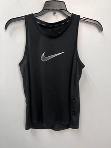 Nike Girl's Black w/ White Dri-Fit One Tank Top Size Large - Picture 1 of 4