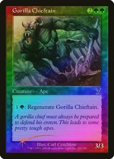 Gorilla Chieftain FOIL 7th Edition PLD Green Common MAGIC MTG CARD ABUGames