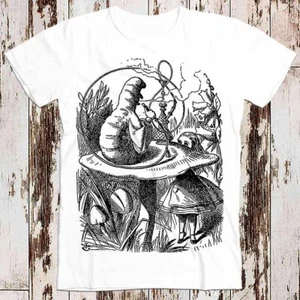 Alice In Wonderland The Caterpillar Psychedelic LSD Acid T Shirt 8491 - Picture 1 of 2
