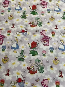 Alice in Wonderland Cotton Fabric by Springs Creative ~ by the yard - Picture 1 of 1
