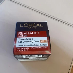 L’Oréal Recitalift Laser Triple Action Age Correcting Cream 50ml 40+ - Picture 1 of 3