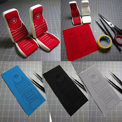 For Tamiya Scania 1/14 RC Car Truck Tractor DIY Suede Decorative Stickers Seat - Image 1 of 4